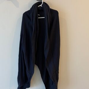 Navy Blue Lululemon Open Front Cardigan